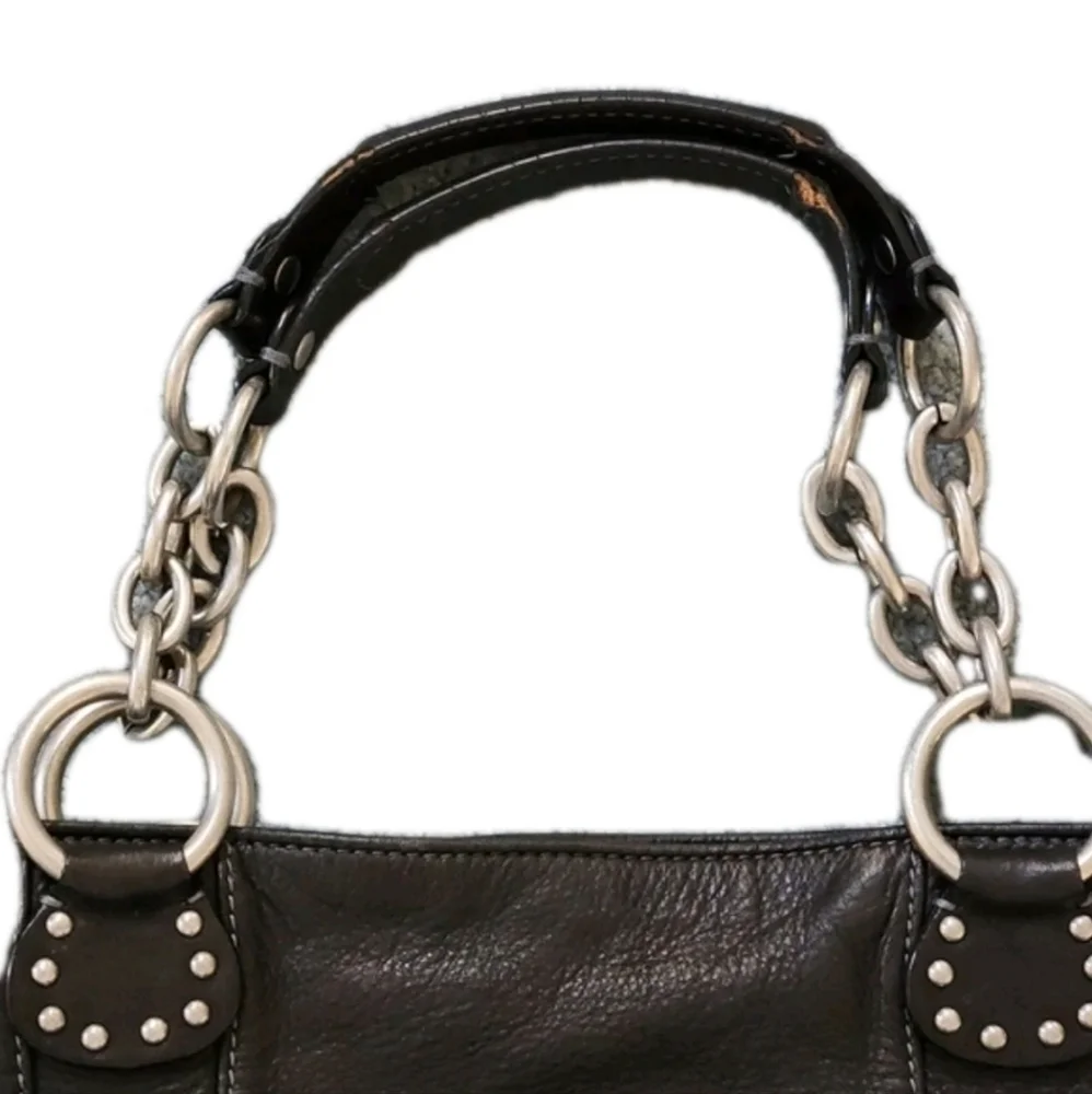 🖤 Vintage Juicy Couture Leather Satchel – Y2K Boutique Edition - Picture 9 of 15